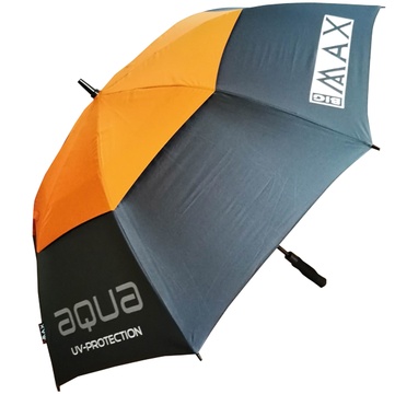 Time For Golf - vše pro golf - Big MAX deštník Aqua UV tmavě šedo oranžový