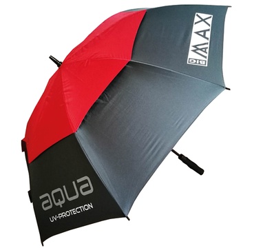 Time For Golf - vše pro golf - Big MAX deštník Aqua UV tmavě šedo červený